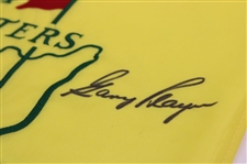 Big 3 Palmer, Nicklaus & Player Signed 2004 Master Flag - Arnie's Final Masters JSA ALOA