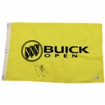 Sergio Garcia Signed Buick Open Embroidered Flag Beckett #BS38758