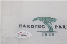 Steve Stricker Signed 2009 Presidents Cup Embroidered Flag JSA #H42732