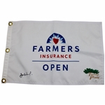 Sahith Theegala Signed Farmers Insurance Open at Torrey Pines Flag JSA #AP23711