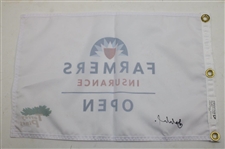 Sahith Theegala Signed Farmers Insurance Open at Torrey Pines Flag JSA #AP23711