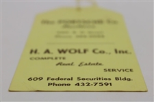 1963 Palmer vs Player 18 Hole Golf Exhibition at Hillcrest CC Ticket #2657