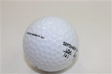 Ben Crenshaw Signed MaxFli Patriot 1999 Ryder Cup Results Golf Ball JSA ALOA