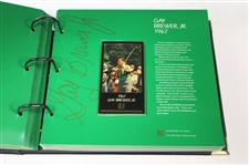Middlecoff, Palmer, Nicklaus, Seve & others Signed Champions of Golf Masters Collection Foil Set in Box/Binder