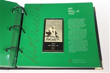 Middlecoff, Palmer, Nicklaus, Seve & others Signed Champions of Golf Masters Collection Foil Set in Box/Binder