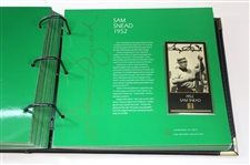 Middlecoff, Palmer, Nicklaus, Seve & others Signed Champions of Golf Masters Collection Foil Set in Box/Binder
