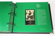 Middlecoff, Palmer, Nicklaus, Seve & others Signed Champions of Golf Masters Collection Foil Set in Box/Binder