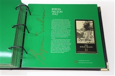 Middlecoff, Palmer, Nicklaus, Seve & others Signed Champions of Golf Masters Collection Foil Set in Box/Binder