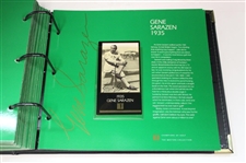 Middlecoff, Palmer, Nicklaus, Seve & others Signed Champions of Golf Masters Collection Foil Set in Box/Binder
