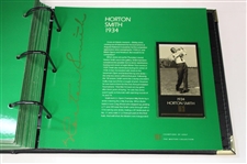 Middlecoff, Palmer, Nicklaus, Seve & others Signed Champions of Golf Masters Collection Foil Set in Box/Binder