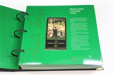Middlecoff, Palmer, Nicklaus, Seve & others Signed Champions of Golf Masters Collection Foil Set in Box/Binder