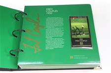 Middlecoff, Palmer, Nicklaus, Seve & others Signed Champions of Golf Masters Collection Foil Set in Box/Binder