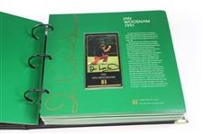 Middlecoff, Palmer, Nicklaus, Seve & others Signed Champions of Golf Masters Collection Foil Set in Box/Binder