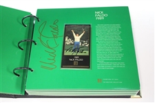 Middlecoff, Palmer, Nicklaus, Seve & others Signed Champions of Golf Masters Collection Foil Set in Box/Binder