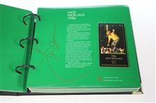 Middlecoff, Palmer, Nicklaus, Seve & others Signed Champions of Golf Masters Collection Foil Set in Box/Binder