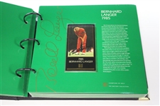 Middlecoff, Palmer, Nicklaus, Seve & others Signed Champions of Golf Masters Collection Foil Set in Box/Binder