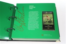 Middlecoff, Palmer, Nicklaus, Seve & others Signed Champions of Golf Masters Collection Foil Set in Box/Binder