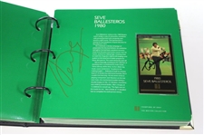 Middlecoff, Palmer, Nicklaus, Seve & others Signed Champions of Golf Masters Collection Foil Set in Box/Binder