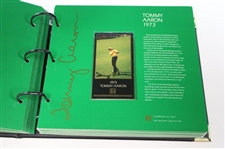 Middlecoff, Palmer, Nicklaus, Seve & others Signed Champions of Golf Masters Collection Foil Set in Box/Binder