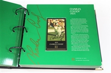 Middlecoff, Palmer, Nicklaus, Seve & others Signed Champions of Golf Masters Collection Foil Set in Box/Binder