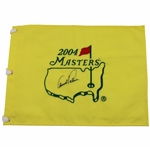 Arnold Palmer Signed 2004 Masters Tournament Embroidered Flag - Final as Contestant JSA ALOA