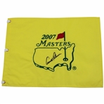 Arnold Palmer Signed 2007 Masters Tournament Embroidered Flag JSA ALOA