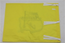 Arnold Palmer Signed 2007 Masters Tournament Embroidered Flag JSA ALOA