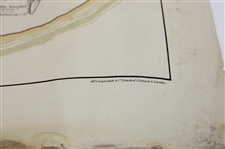 Original 1924 The Old Course St. Andrews Aerial Map Surveyed & Depicted by MacKenzie