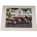 Modern Golf Print by Mary Ann Lasher-Walter Hagen w/ His Roadster