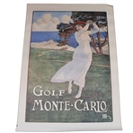 Golf at Monte Carlo Reproduction Print
