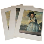 Three (3) Golf Prints