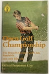 1981 OPEN Championship at Royal St Georges Program