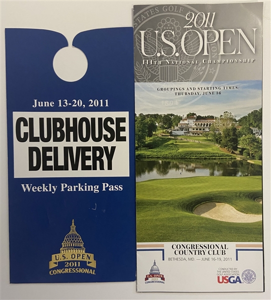 2011 U.S. Open Information Guide and Weekly Clubhouse Deliver Pass
