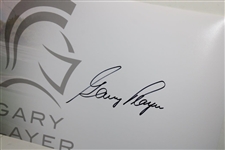 Gary Player Signed Grand Slam Trophy Panoramic 36 1/4x12 Collage JSA ALOA
