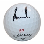 Annika Sorenstam Signed Callaway 59 Logo Golf Ball JSA ALOA