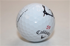 Annika Sorenstam Signed Callaway '59' Logo Golf Ball JSA ALOA