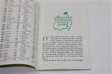 1964 Masters Tournament Spectator Guide - Arnold Palmer Winner