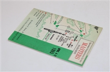 1965 Masters Tournament Spectator Guide - Jack Nicklaus Winner