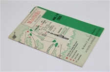 1966 Masters Tournament Spectator Guide - Jack Nicklaus Winner