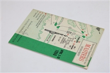 1966 Masters Tournament Spectator Guide - Jack Nicklaus Winner