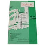 1975 Masters Tournament Spectator Guide - Jack Nicklaus Winner