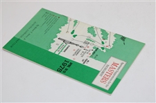 1975 Masters Tournament Spectator Guide - Jack Nicklaus Winner
