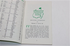 1975 Masters Tournament Spectator Guide - Jack Nicklaus Winner