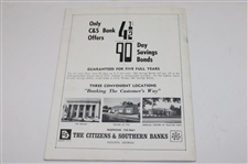 1965 April in Augusta Masters Week Magazine - April 4-11
