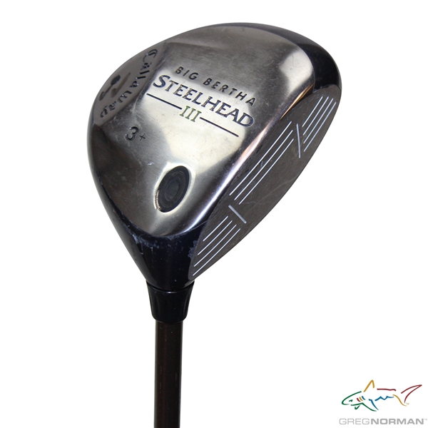 Greg Normans Personal Callaway Big Bertha Steelhead 3+ Wood
