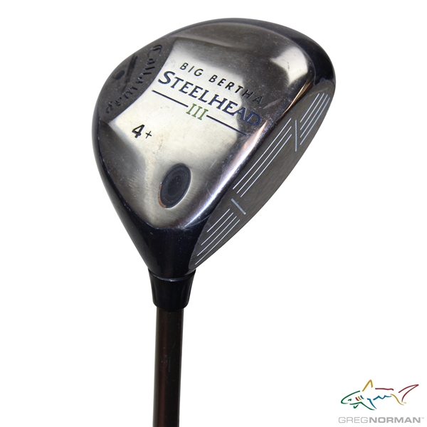 Greg Normans Personal Callaway Big Bertha Steelhead 4+ Wood