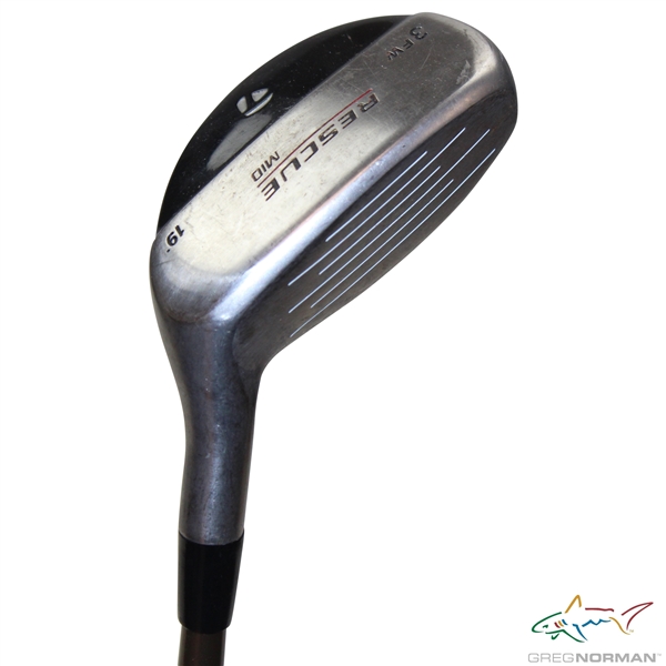 Greg Normans Personal Taylormade Rescue Mid 3FW 19 Degree Hybrid