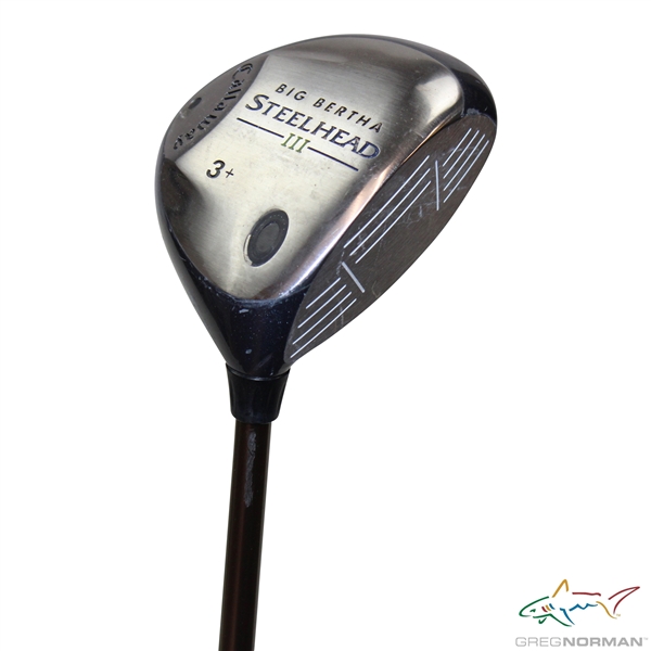 Greg Normans Personal Callaway Big Bertha Steelhead 3+ Wood