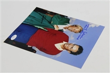 Jack Nicklaus & Tommy Aaron Dual Signed Green Jacket 8x10 Photo JSA #CB46159