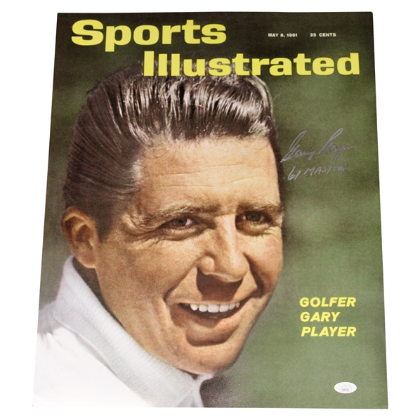 Gary Player Signed May 1961 Sports Illustrated Cover Photo w/61 Masters JSA #CE33718